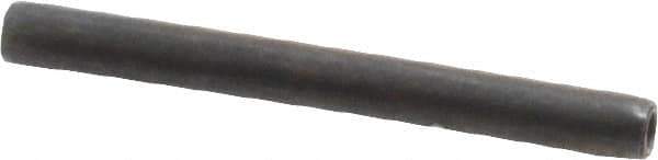 Made in USA - 1/16" Diam x 5/8" Long Coiled Spring Pin - Grade 1070-1090 Alloy Steel, Black Oxide Finish - Apex Tool & Supply