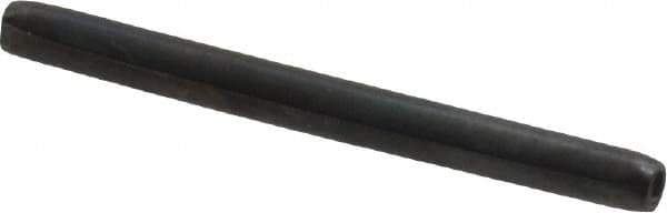 Made in USA - 1/16" Diam x 3/4" Long Coiled Spring Pin - Grade 1070-1090 Alloy Steel, Black Oxide Finish - Apex Tool & Supply