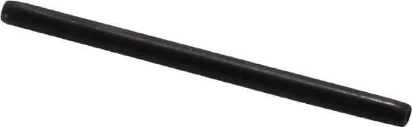 Made in USA - 1/16" Diam x 1" Long Coiled Spring Pin - Grade 1070-1090 Alloy Steel, Black Oxide Finish - Apex Tool & Supply