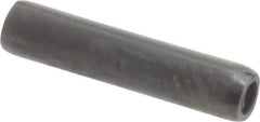 Made in USA - 3/32" Diam x 7/16" Long Coiled Spring Pin - Grade 1070-1090 Alloy Steel, Black Oxide Finish - Apex Tool & Supply