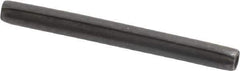 Made in USA - 3/32" Diam x 1" Long Coiled Spring Pin - Grade 1070-1090 Alloy Steel, Black Oxide Finish - Apex Tool & Supply