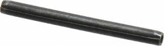 Made in USA - 3/32" Diam x 1-1/8" Long Coiled Spring Pin - Grade 1070-1090 Alloy Steel, Black Oxide Finish - Apex Tool & Supply