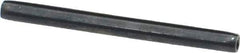 Made in USA - 1/8" Diam x 1-1/2" Long Coiled Spring Pin - Grade 1070-1090 Alloy Steel, Black Oxide Finish - Apex Tool & Supply