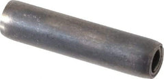 Made in USA - 5/32" Diam x 5/8" Long Coiled Spring Pin - Grade 1070-1090 Alloy Steel, Black Oxide Finish - Apex Tool & Supply