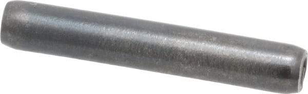 Made in USA - 5/32" Diam x 1" Long Coiled Spring Pin - Grade 1070-1090 Alloy Steel, Black Oxide Finish - Apex Tool & Supply