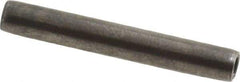 Made in USA - 5/32" Diam x 1-1/8" Long Coiled Spring Pin - Grade 1070-1090 Alloy Steel, Black Oxide Finish - Apex Tool & Supply
