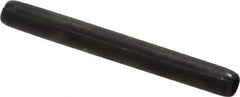 Made in USA - 5/32" Diam x 1-1/2" Long Coiled Spring Pin - Grade 1070-1090 Alloy Steel, Black Oxide Finish - Apex Tool & Supply