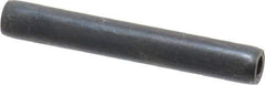 Made in USA - 7/32" Diam x 1-1/2" Long Coiled Spring Pin - Grade 1070-1090 Alloy Steel, Black Oxide Finish - Apex Tool & Supply