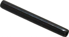 Made in USA - 7/32" Diam x 2" Long Coiled Spring Pin - Grade 1070-1090 Alloy Steel, Black Oxide Finish - Apex Tool & Supply