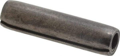 Made in USA - 5/16" Diam x 1-1/4" Long Coiled Spring Pin - Grade 1070-1090 Alloy Steel, Black Oxide Finish - Apex Tool & Supply