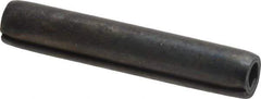 Made in USA - 5/16" Diam x 1-3/4" Long Coiled Spring Pin - Grade 1070-1090 Alloy Steel, Black Oxide Finish - Apex Tool & Supply