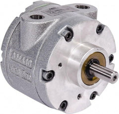 Gast - 1.7 hp Reversible Face Air Actuated Motor - 0:00 Gear Ratio, 3,000 Max RPM, 1.12" Shaft Length, 1/2" Shaft Diam - Apex Tool & Supply