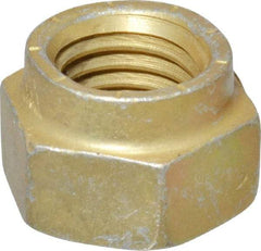 Value Collection - 3/4-10 UNC Grade L9 Hex Lock Nut with Distorted Thread - 1-1/8" Width Across Flats, Cadmium Dichromate Finish - Apex Tool & Supply