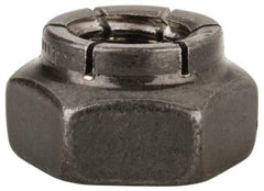 Flex-Loc - 3/8-16 UNC Grade 2 Heavy Hex Lock Nut with Expanding Flex Top - Uncoated, Meets Military Specifications - Apex Tool & Supply