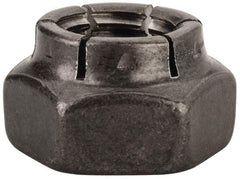 Flex-Loc - 5/8-11 UNC Grade 2 Heavy Hex Lock Nut with Expanding Flex Top - Uncoated, Meets Military Specifications - Apex Tool & Supply