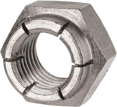 Flex-Loc - 3/4-10 UNC Grade 2 Heavy Hex Lock Nut with Expanding Flex Top - Uncoated, Meets Military Specifications - Apex Tool & Supply