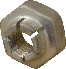 Flex-Loc - #10-32 UNJF Grade 2 Hex Lock Nut with Expanding Flex Top - Cadmium-Plated Finish, Meets Military Specifications - Apex Tool & Supply