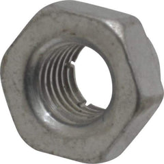 Flex-Loc - 1/4-28 UNJF Grade 2 Hex Lock Nut with Expanding Flex Top - Cadmium-Plated Finish, Meets Military Specifications - Apex Tool & Supply