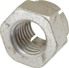 Flex-Loc - 5/16-24 UNJF Grade 2 Hex Lock Nut with Expanding Flex Top - Cadmium-Plated Finish, Meets Military Specifications - Apex Tool & Supply