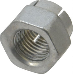 Flex-Loc - 3/8-24 UNJF Grade 2 Hex Lock Nut with Expanding Flex Top - Apex Tool & Supply