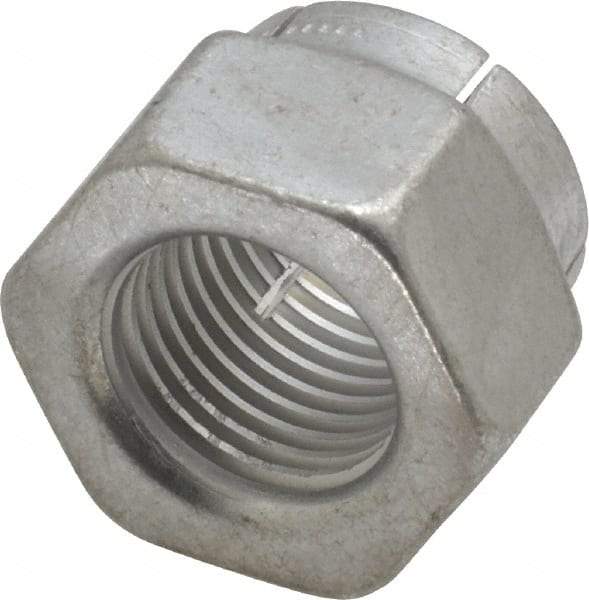 Flex-Loc - 1/2-20 UNJF Grade 2 Hex Lock Nut with Expanding Flex Top - Cadmium-Plated Finish, Meets Military Specifications - Apex Tool & Supply