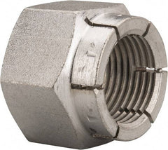 Flex-Loc - 7/8-14 UNJF Grade 2 Hex Lock Nut with Expanding Flex Top - Cadmium-Plated Finish, Meets Military Specifications - Apex Tool & Supply