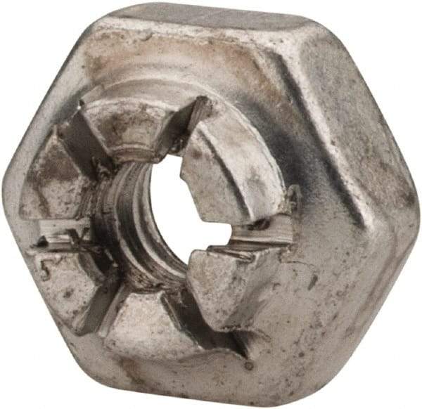 Flex-Loc - #4-40 UNJC Grade 2 Hex Lock Nut with Expanding Flex Top - Cadmium-Plated Finish, Meets Military Specifications - Apex Tool & Supply