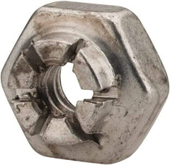 Flex-Loc - #4-40 UNJC Grade 2 Hex Lock Nut with Expanding Flex Top - Cadmium-Plated Finish, Meets Military Specifications - Apex Tool & Supply
