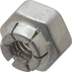Flex-Loc - #8-32 UNJC Grade 2 Hex Lock Nut with Expanding Flex Top - Cadmium-Plated Finish, Meets Military Specifications - Apex Tool & Supply