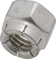 Flex-Loc - 3/8-16 UNC Grade 2 Hex Lock Nut with Expanding Flex Top - Cadmium-Plated Finish, Meets Military Specifications - Apex Tool & Supply