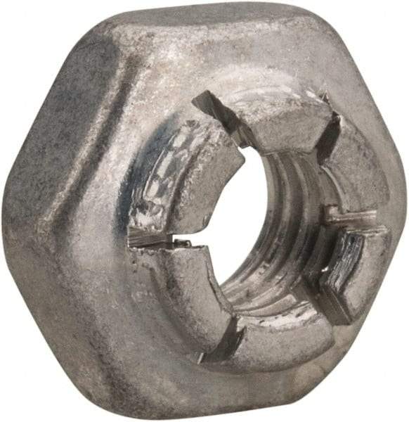 Flex-Loc - #10-32 UNJF Grade 2 Hex Lock Nut with Expanding Flex Top - 3/16" High, Cadmium-Plated Finish, Meets Military Specifications - Apex Tool & Supply