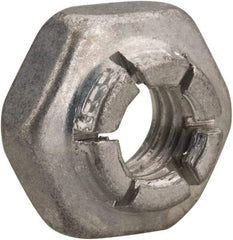 Flex-Loc - #10-32 UNJF Grade 2 Hex Lock Nut with Expanding Flex Top - 3/16" High, Cadmium-Plated Finish, Meets Military Specifications - Apex Tool & Supply