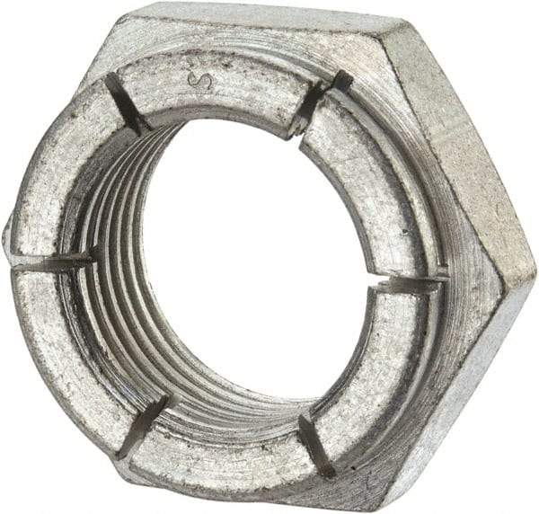 Flex-Loc - 7/8-14 UNJF Grade 2 Hex Lock Nut with Expanding Flex Top - Cadmium-Plated Finish, Meets Military Specifications - Apex Tool & Supply