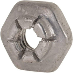 Flex-Loc - #6-32 UNJC Grade 2 Hex Lock Nut with Expanding Flex Top - 5/16" Width Across Flats, 9/64" High, Cadmium-Plated Finish, Meets Military Specifications - Apex Tool & Supply