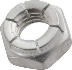 Flex-Loc - 5/16-18 UNC Grade 2 Hex Lock Nut with Expanding Flex Top - 17/64" High, Cadmium-Plated Finish, Meets Military Specifications - Apex Tool & Supply