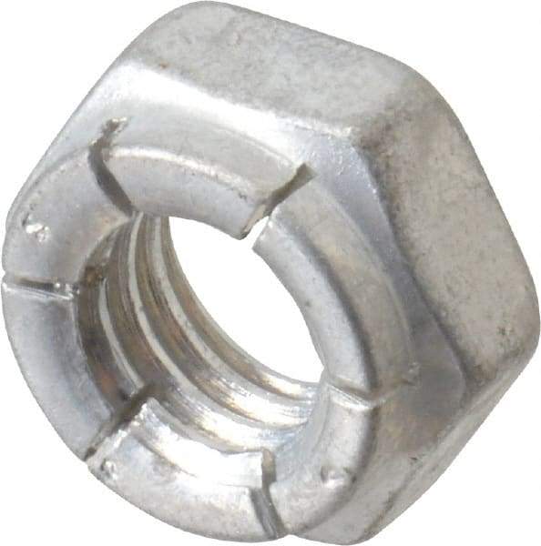 Flex-Loc - 3/8-16 UNC Grade 2 Hex Lock Nut with Expanding Flex Top - 9/32" High, Cadmium-Plated Finish, Meets Military Specifications - Apex Tool & Supply