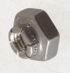Flex-Loc - #10-32 UNJF 18-8 Hex Lock Nut with Expanding Flex Top - Uncoated, Meets Military Specifications - Apex Tool & Supply