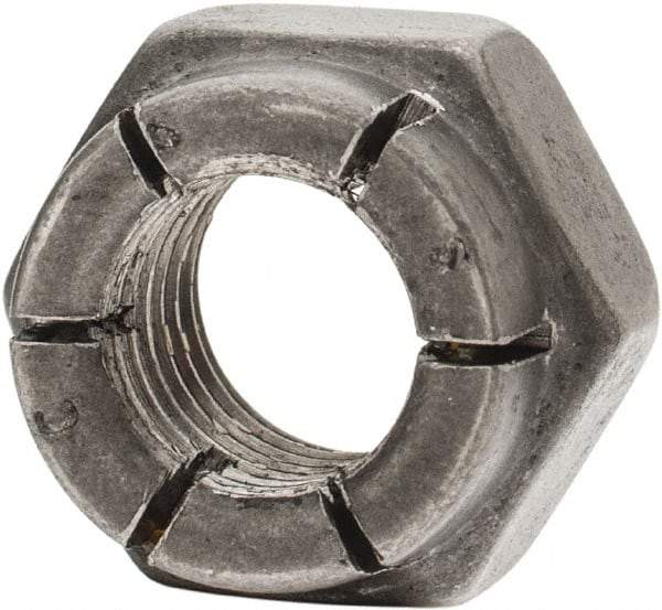Flex-Loc - 5/16-24 UNJF 18-8 Hex Lock Nut with Expanding Flex Top - Uncoated, Meets Military Specifications - Apex Tool & Supply