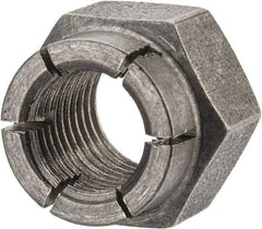 Flex-Loc - 3/8-24 UNJF 18-8 Hex Lock Nut with Expanding Flex Top - Uncoated, Meets Military Specifications - Apex Tool & Supply