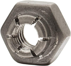 Flex-Loc - #10-24 UNJC 18-8 Hex Lock Nut with Expanding Flex Top - Uncoated, Meets Military Specifications - Apex Tool & Supply