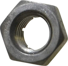 Flex-Loc - 5/16-24 UNJF 18-8 Hex Lock Nut with Expanding Flex Top - 17/64" High, Uncoated, Meets Military Specifications - Apex Tool & Supply