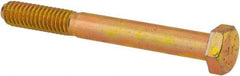 Value Collection - 5/16-18 UNC, 2-3/4" Length Under Head Hex Head Cap Screw - Partially Threaded, Grade 8 Alloy Steel, Zinc-Plated Finish, 1/2" Hex - Apex Tool & Supply