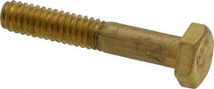 Value Collection - 1/2-13 UNC, 7/8" Length Under Head Hex Head Cap Screw - Fully Threaded, Grade 8 Alloy Steel, Zinc-Plated Finish, 3/4" Hex - Apex Tool & Supply