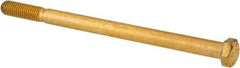 Value Collection - 1/2-13 UNC, 8" Length Under Head Hex Head Cap Screw - Partially Threaded, Grade 8 Alloy Steel, Zinc-Plated Finish, 3/4" Hex - Apex Tool & Supply