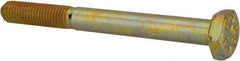 Value Collection - 1/4-28 UNF, 2-1/2" Length Under Head Hex Head Cap Screw - Partially Threaded, Grade 8 Alloy Steel, Zinc-Plated Finish, 7/16" Hex - Apex Tool & Supply