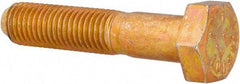 Value Collection - 5/16-24 UNF, 1-1/2" Length Under Head Hex Head Cap Screw - Partially Threaded, Grade 8 Alloy Steel, Zinc-Plated Finish, 1/2" Hex - Apex Tool & Supply