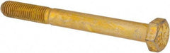 Value Collection - 5/16-24 UNF, 3" Length Under Head Hex Head Cap Screw - Partially Threaded, Grade 8 Alloy Steel, Zinc-Plated Finish, 1/2" Hex - Apex Tool & Supply