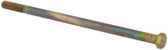 Value Collection - 3/8-24 UNF, 8" Length Under Head Hex Head Cap Screw - Partially Threaded, Grade 8 Alloy Steel, Zinc-Plated Finish, 9/16" Hex - Apex Tool & Supply