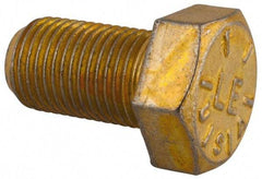 Value Collection - 1/2-20 UNF, 7/8" Length Under Head Hex Head Cap Screw - Fully Threaded, Grade 8 Alloy Steel, Zinc-Plated Finish, 3/4" Hex - Apex Tool & Supply