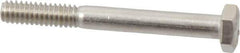 Value Collection - 1/4-20 UNC, 2-1/4" Length Under Head Hex Head Cap Screw - Partially Threaded, Grade 18-8 Stainless Steel, Uncoated, 7/16" Hex - Apex Tool & Supply